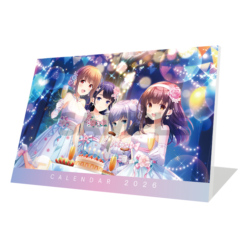 ガールフレンド（仮）13周年記念2026卓上カレンダー【受注生産