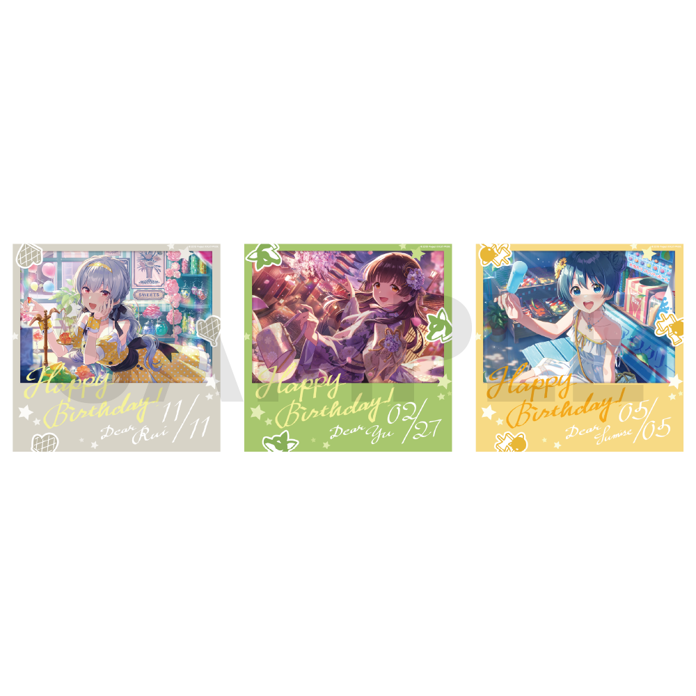 バースデーアイドル耐水ステッカー vol.2〈受注生産〉