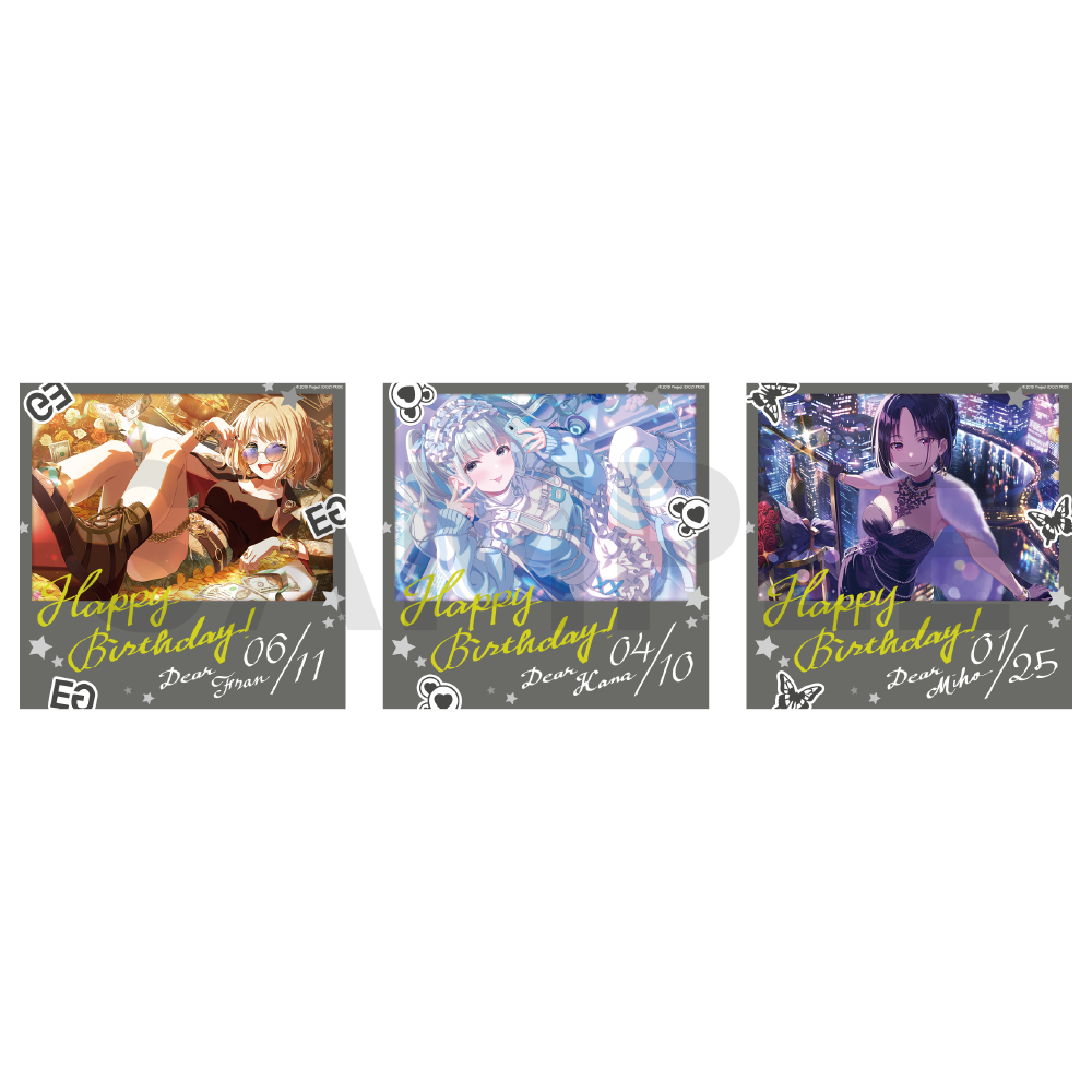 バースデーアイドル耐水ステッカー vol.2〈受注生産〉