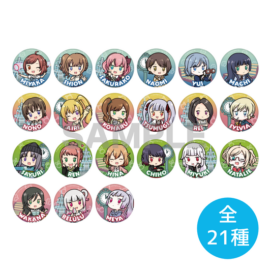 7周年記念 デフォルメオルタナグリッター缶バッジ【21種】