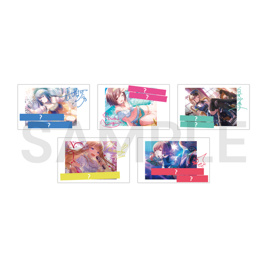 メッセージ付きミニフォトカード 全21種 ランダム(1パック3枚入り)【受注生産】