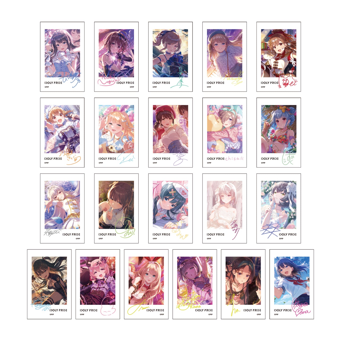 IDOLY PRIDE ランダムチェキ Vol.1(全21種)