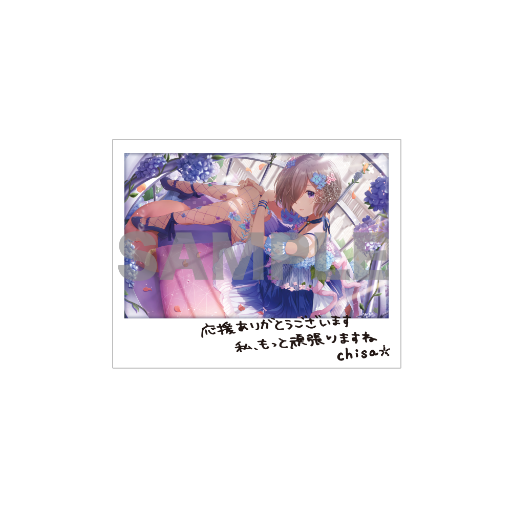 メッセージ付きインスタント写真風カード 第1弾(1パック3枚入り)【全21種】