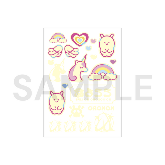 赤崎こころ考案フェイスシール:あなたのお顔も鷲掴み【受注生産】