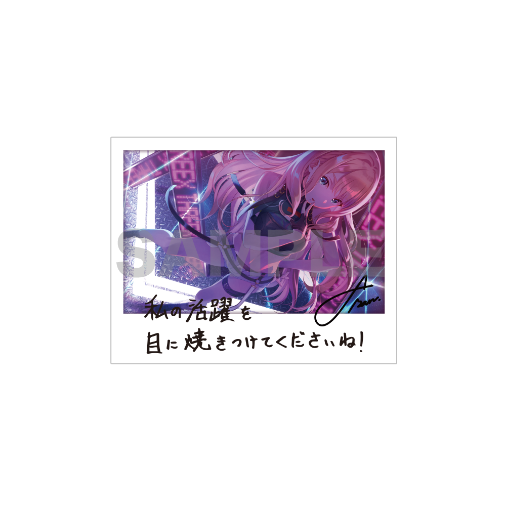 メッセージ付きインスタント写真風カード 第1弾(1パック3枚入り)【全21種】