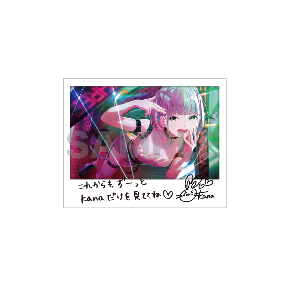 メッセージ付きインスタント写真風カード 第1弾(1パック3枚入り)【全21種】
