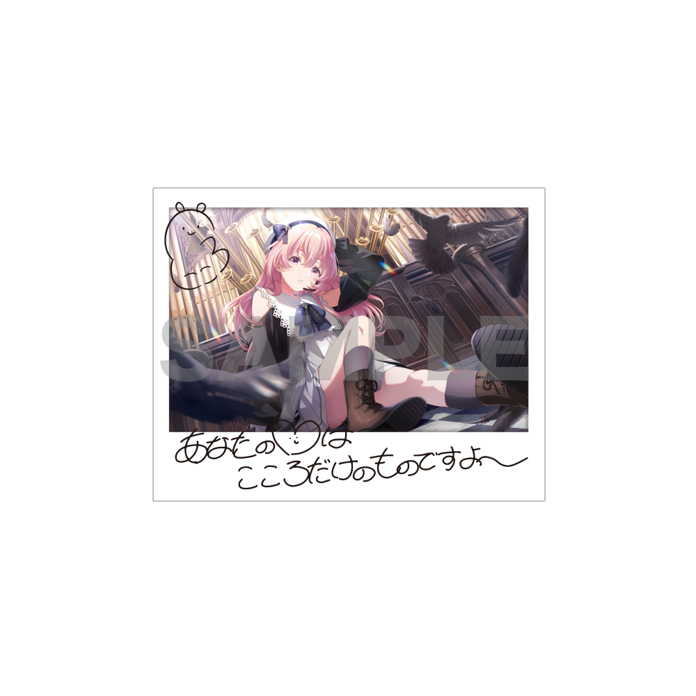 メッセージ付きインスタント写真風カード 第1弾(1パック3枚入り)【全21種】