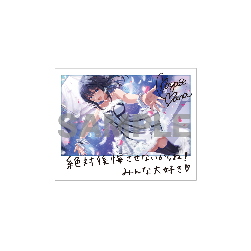 メッセージ付きインスタント写真風カード 第1弾(1パック3枚入り)【全21種】