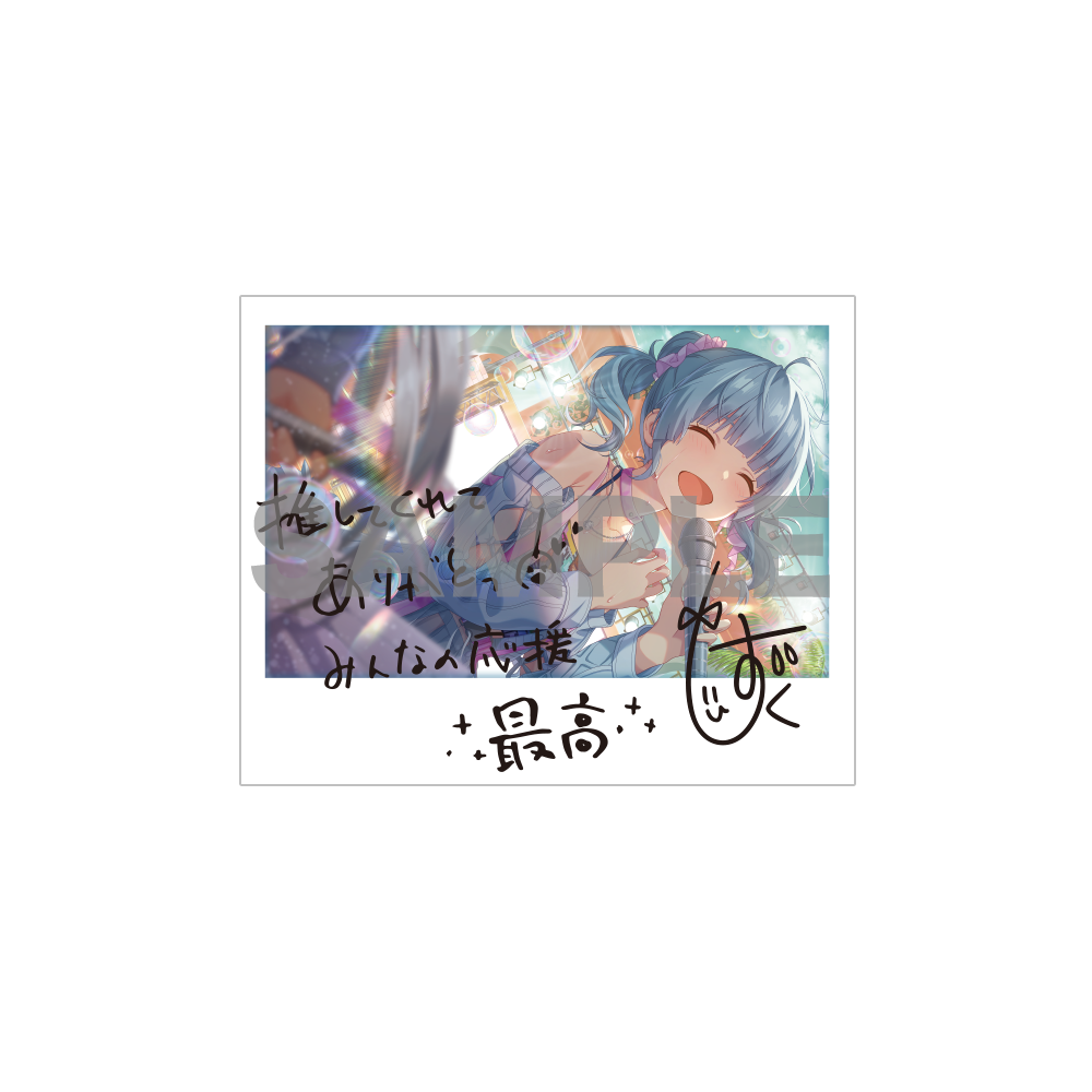 メッセージ付きインスタント写真風カード 第1弾(1パック3枚入り)【全21種】