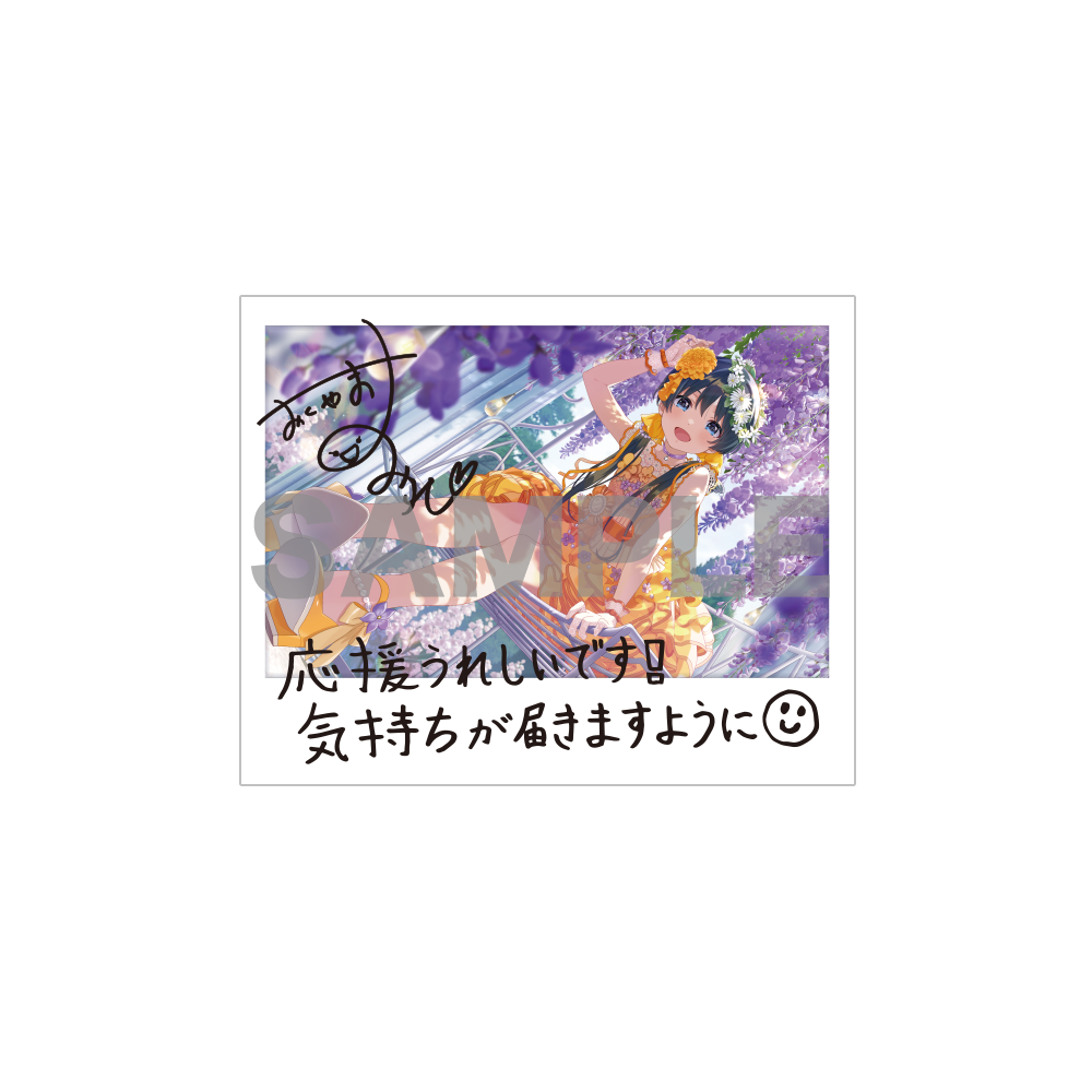メッセージ付きインスタント写真風カード 第1弾(1パック3枚入り)【全21種】