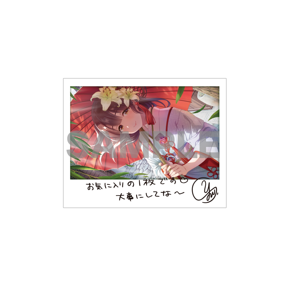 メッセージ付きインスタント写真風カード 第1弾(1パック3枚入り)【全21種】