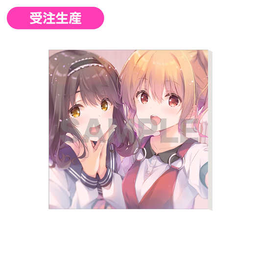 【受注生産】IDOLY PRIDE オフィシャルキャンバスアートシリーズ Vol.2 【川咲さくら&佐伯遙子】