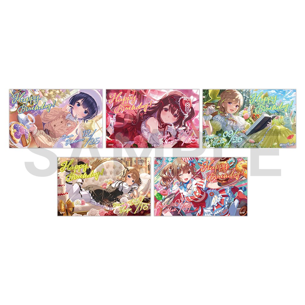 バースデーアイドルクリアカード〈受注生産〉