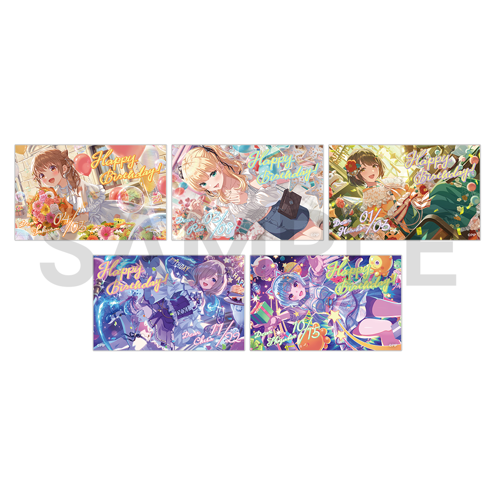 バースデーアイドルクリアカード〈受注生産〉