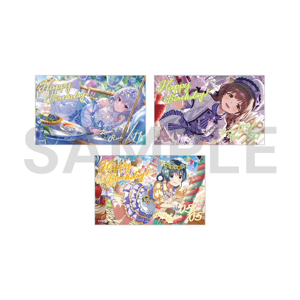 バースデーアイドルクリアカード〈受注生産〉