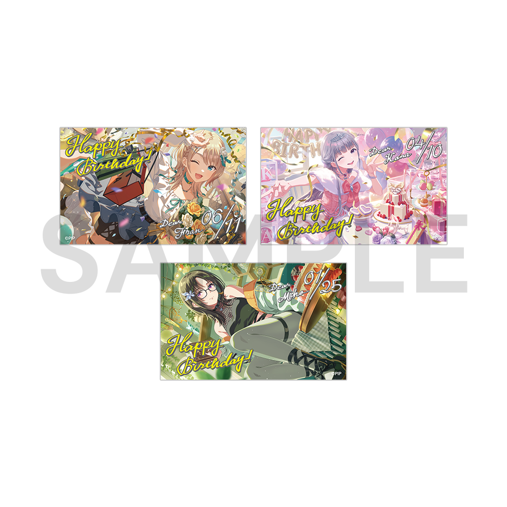 バースデーアイドルクリアカード〈受注生産〉