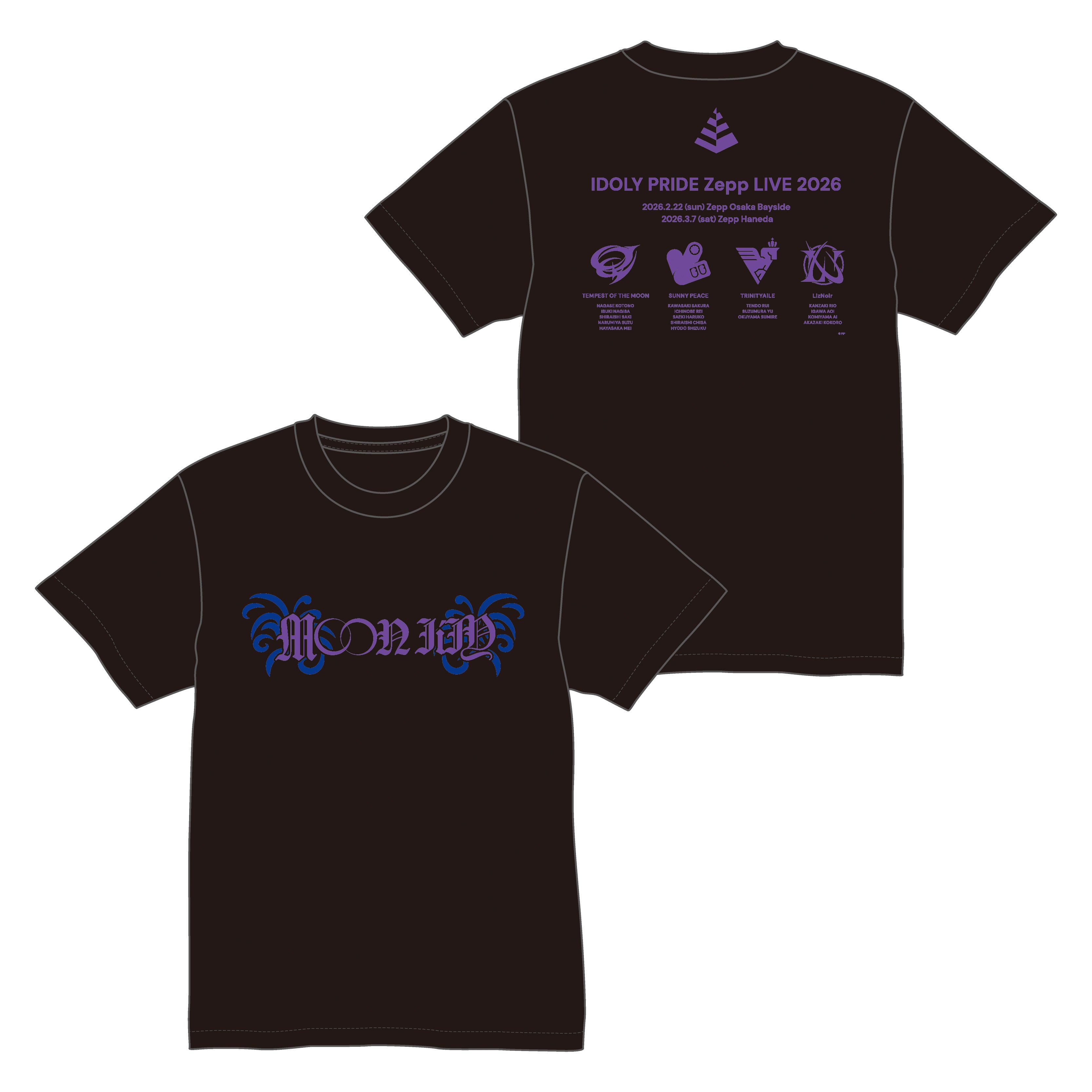 アイドリープライド 目隠しガチャ 当たり LizNoir Tシャツ アイドリープライド 目隠しガチャ 当たり LizNoir Tシャツ 【公式通販】