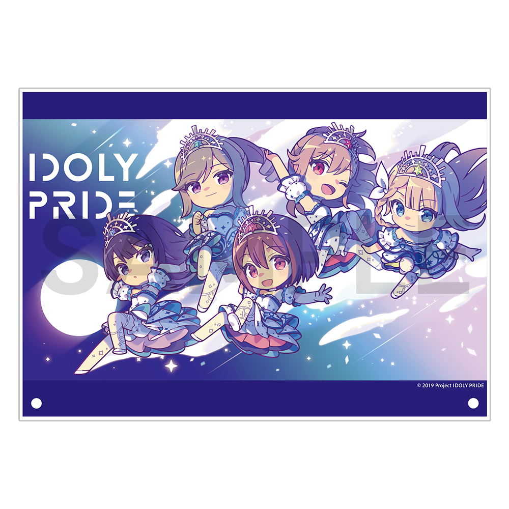 5周年お祝いイラストA5アクリルパネル〈受注生産〉