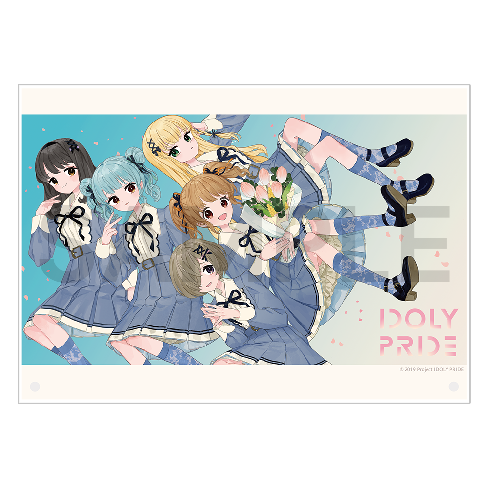 5周年お祝いイラストA5アクリルパネル〈受注生産〉