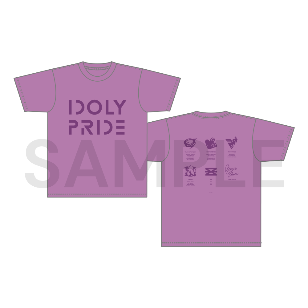 アイプラ アイドリープライド 白石沙季 メンバーカラーライブTシャツ アイプラ アイドリープライド 白石沙季 メンバーカラーライブT
